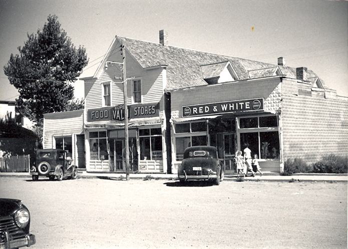 Main Street Groceries about 1950