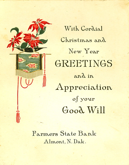 Xmas Card Farmers State Bank