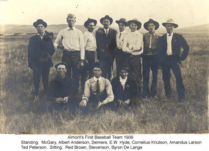 First Baseball Team