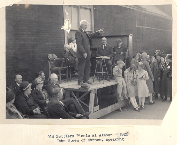 Old Settlers Picnic Speaker