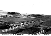 Freight Train north of Sims